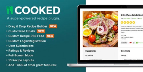 Nulled Cooked v2.4.0 - A Super-Powered Recipe Plugin - WordPress  