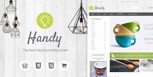 Nulled Handy v4.10 - Handmade Shop WordPress WooCommerce Theme  